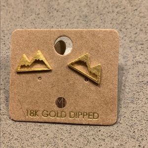 Gold Mountain Earrings